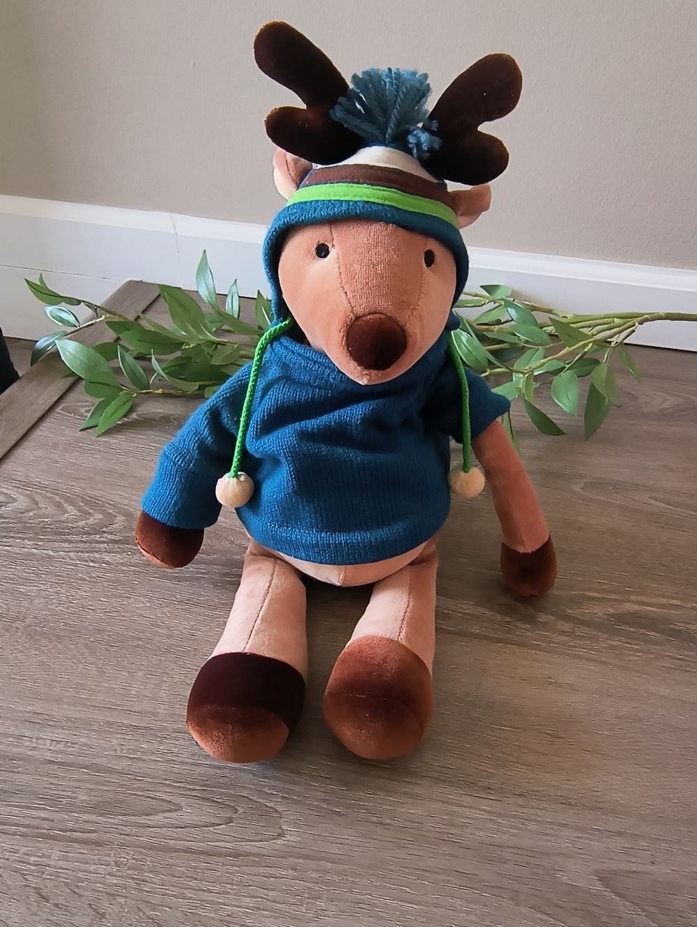 Bath & Body Works Soft Plush Tassel The Reindeer With Tags 17"